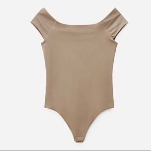 Everlane off-the-shoulder bodysuit